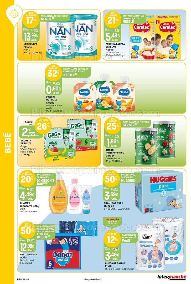 Antevisão Folheto INTERMARCHÉ Contact Promoções de 16 a 22 julho